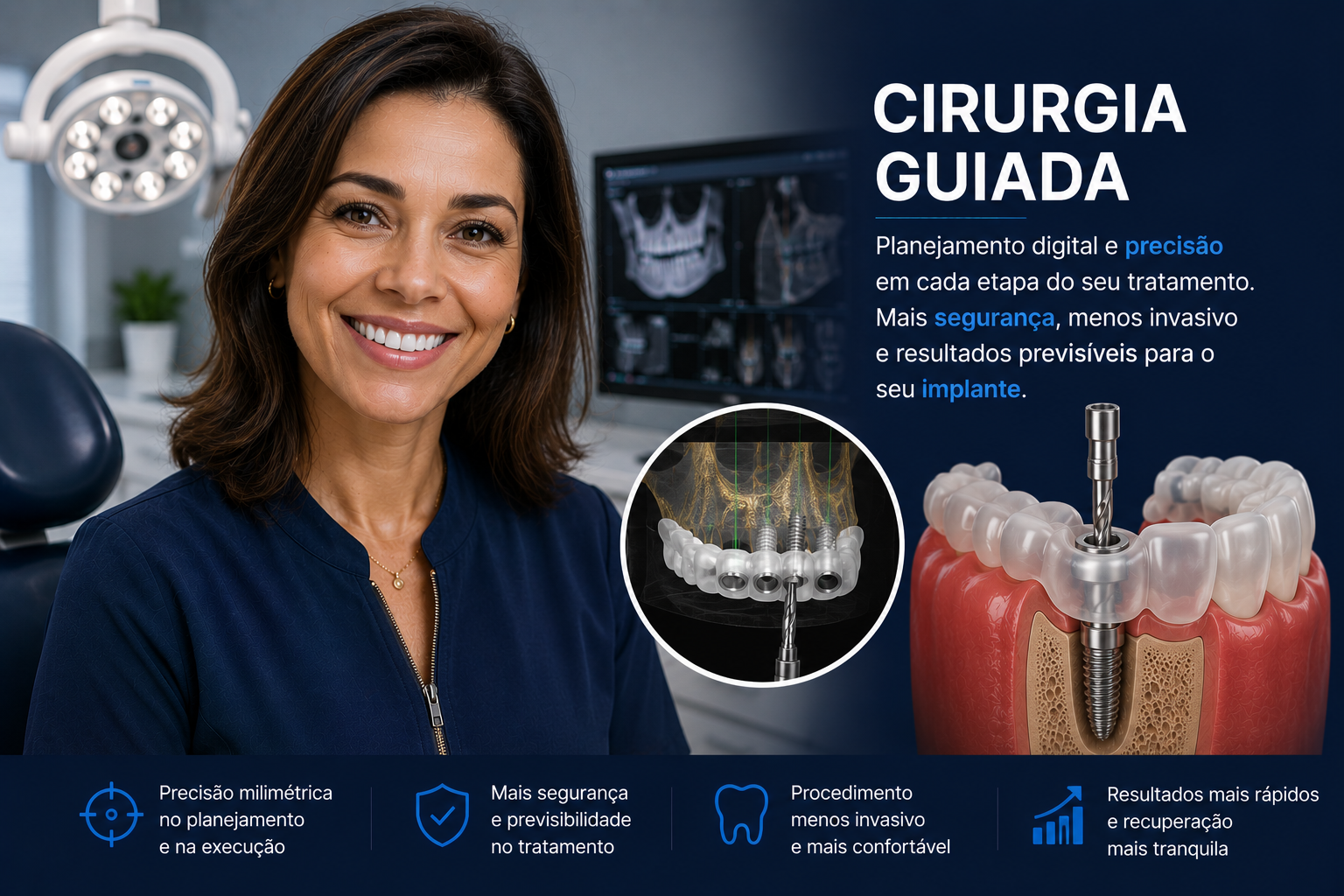 Implante dentário unitário