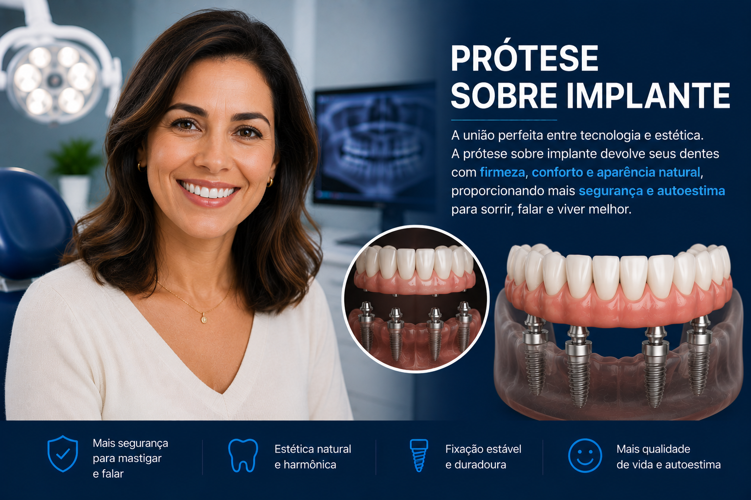 Implante dentário unitário