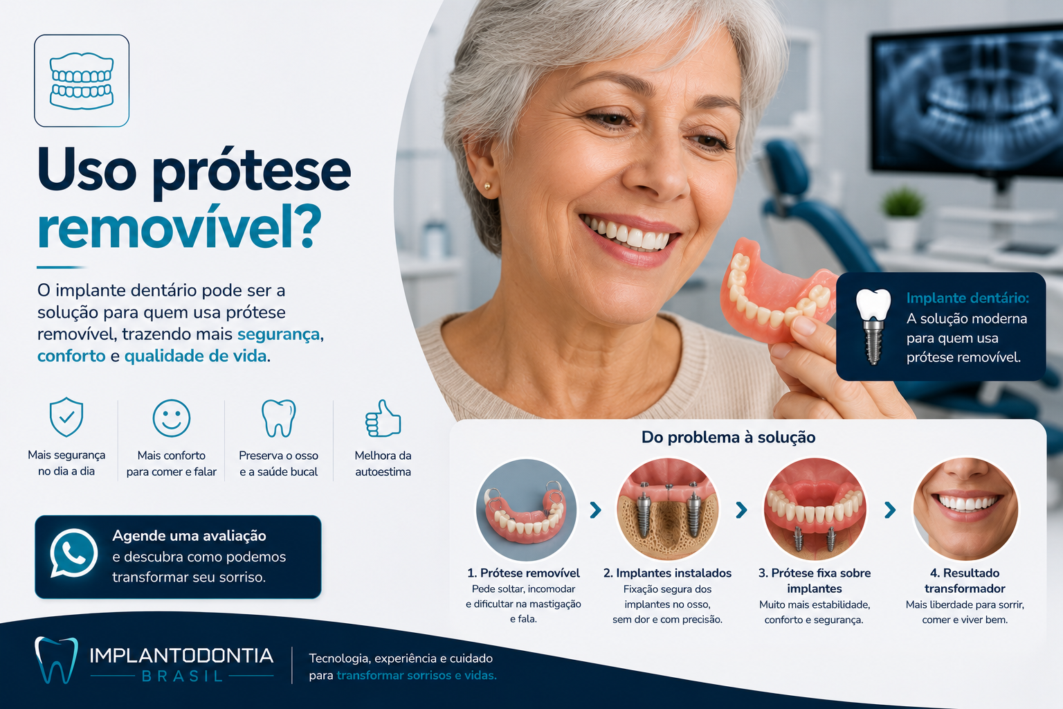 Implante dentário unitário